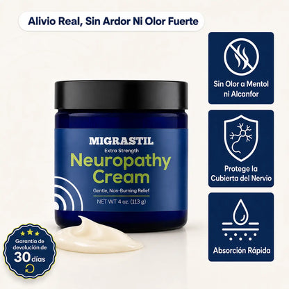Alivio del Ardor Nervioso — Desde la Primera Aplicación — Con Escudo de Vitamina E