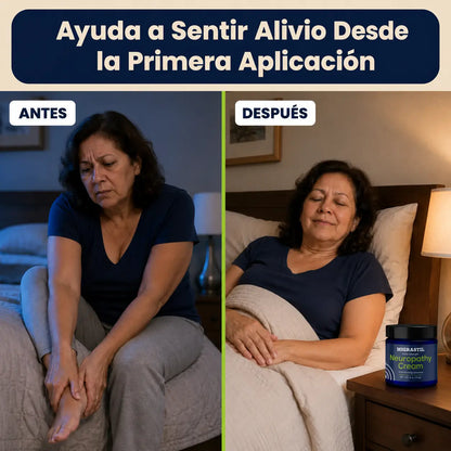 Alivio del Ardor Nervioso — Desde la Primera Aplicación — Con Escudo de Vitamina E